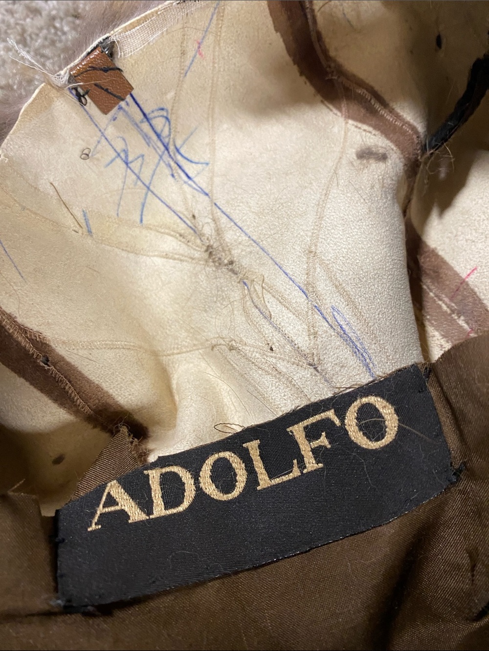 Adolfo Genuine Rabbit Fur Jacket  /  FLAWED - Picture 2 of 6